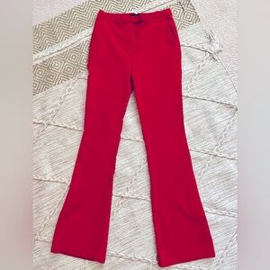 Who what wear- Women’s Red Flare Pants size 2